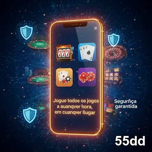 Tela de smartphone com jogos de casino seguros e privacidade garantida